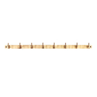 Thumbnail for Coat Rack w/8 Hooks Antique Brass Look