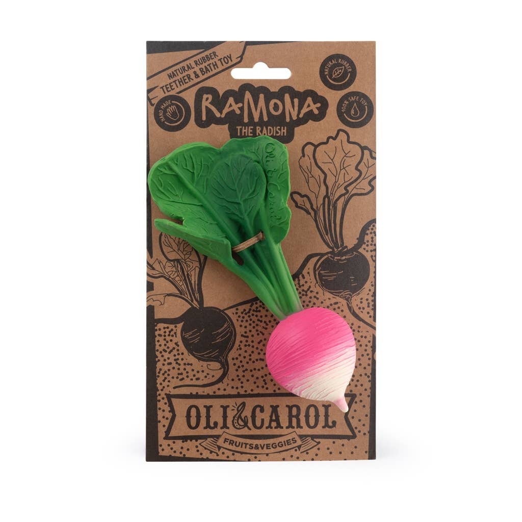 Ramona the Radish - Natural Baby Teether Oli&Carol