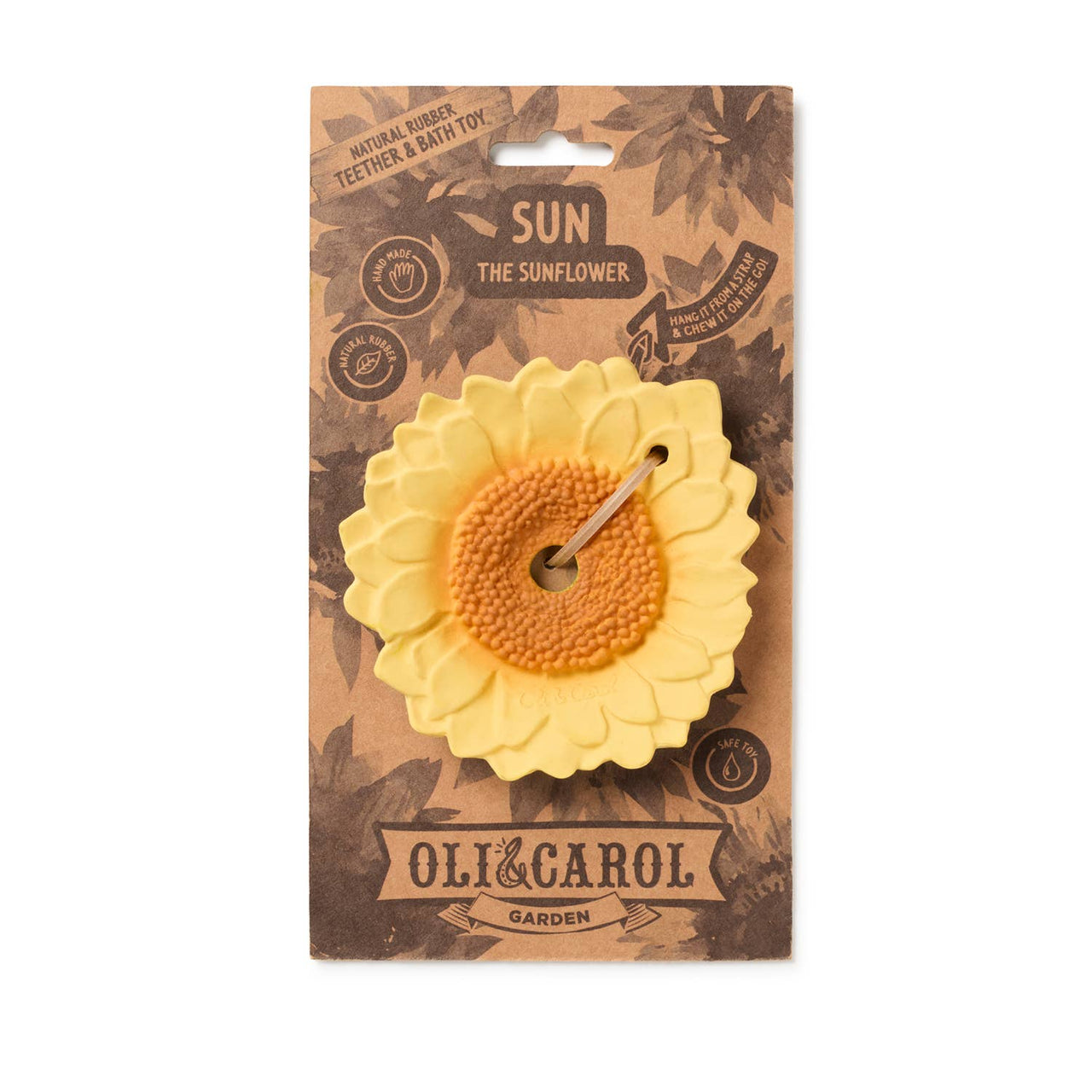 Sun the Sunflower - Natural Baby Teether Oli&Carol