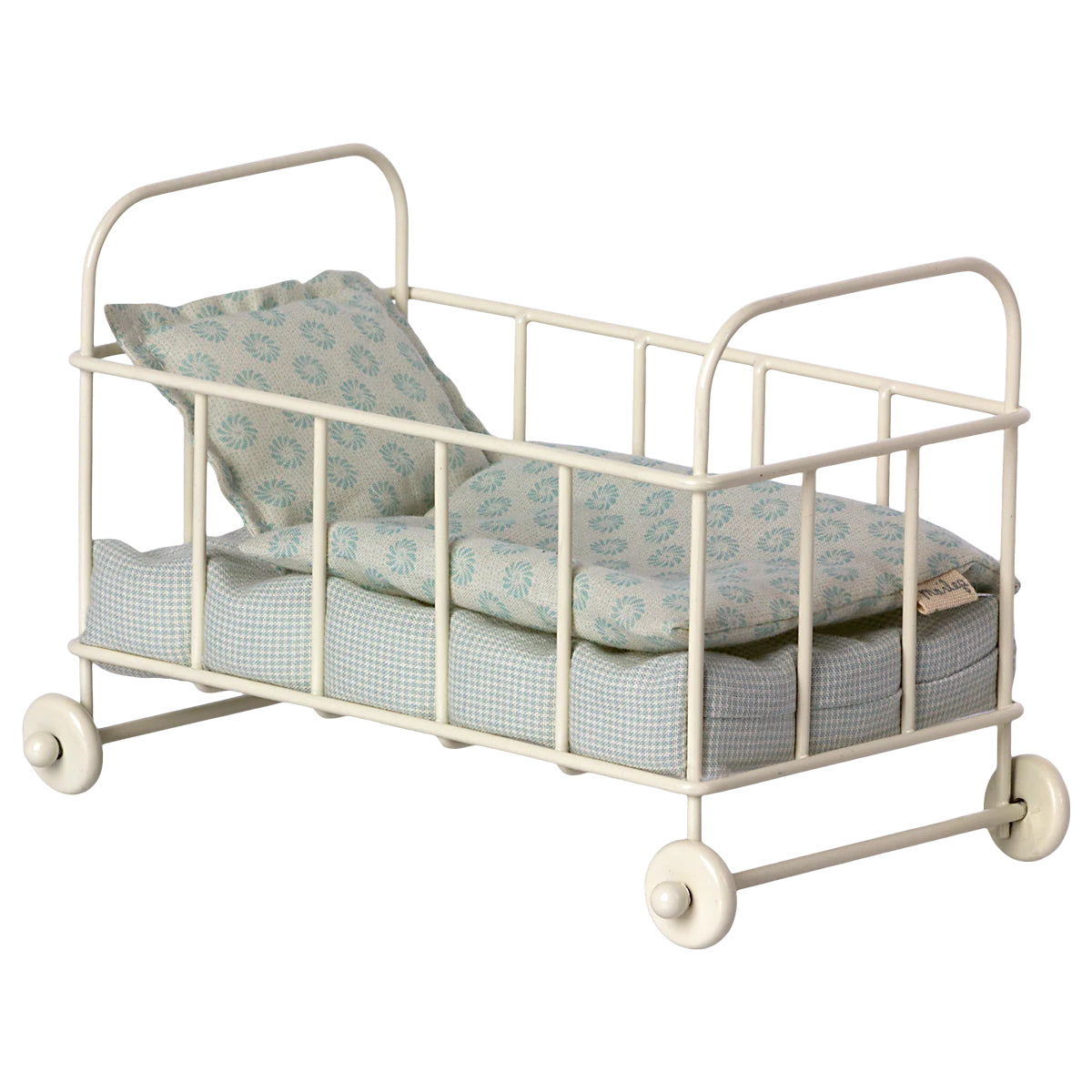 Maileg Cot Bed Micro Blue 11-1118-01