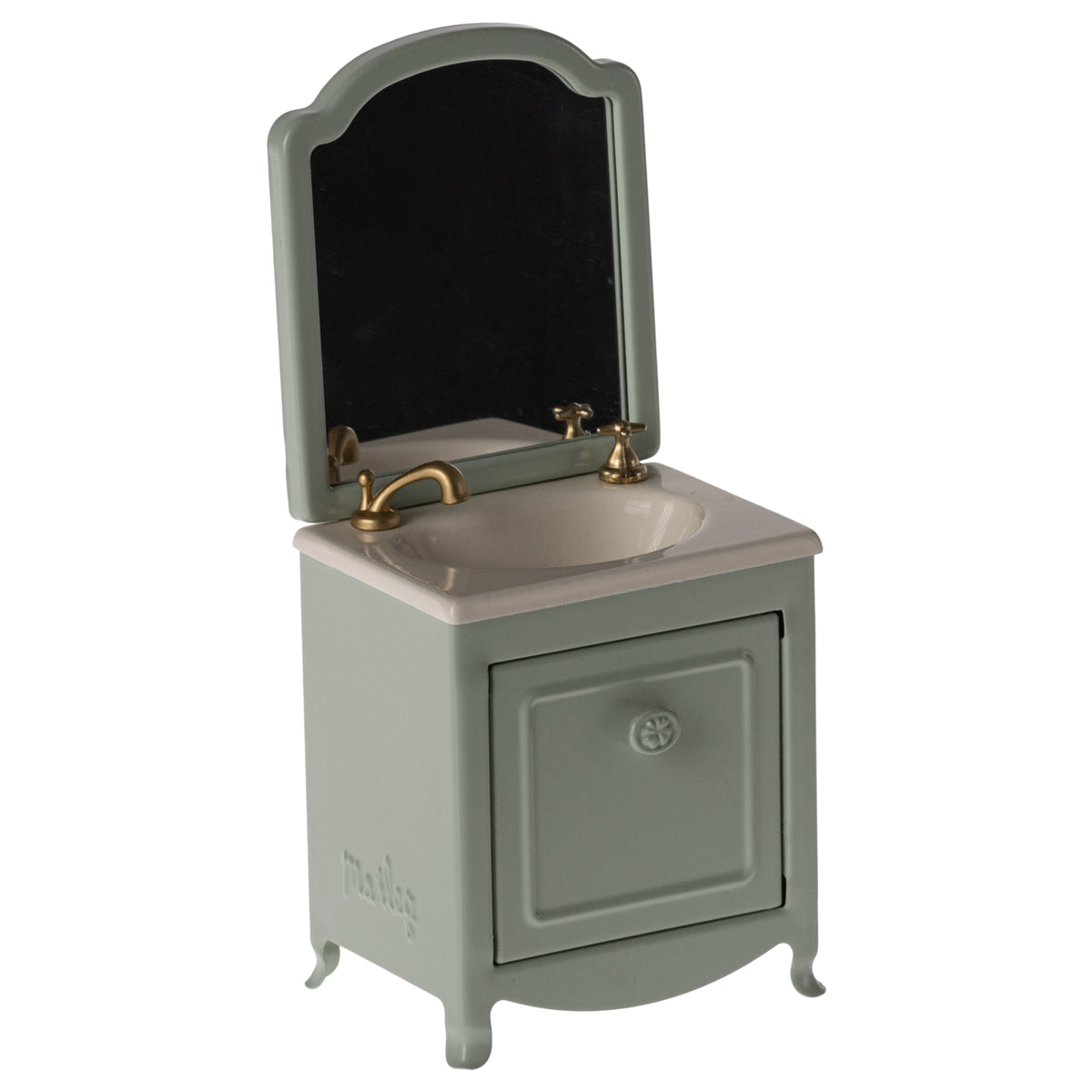 Maileg, Sink dresser, Mouse - Mint - 11-4115-01