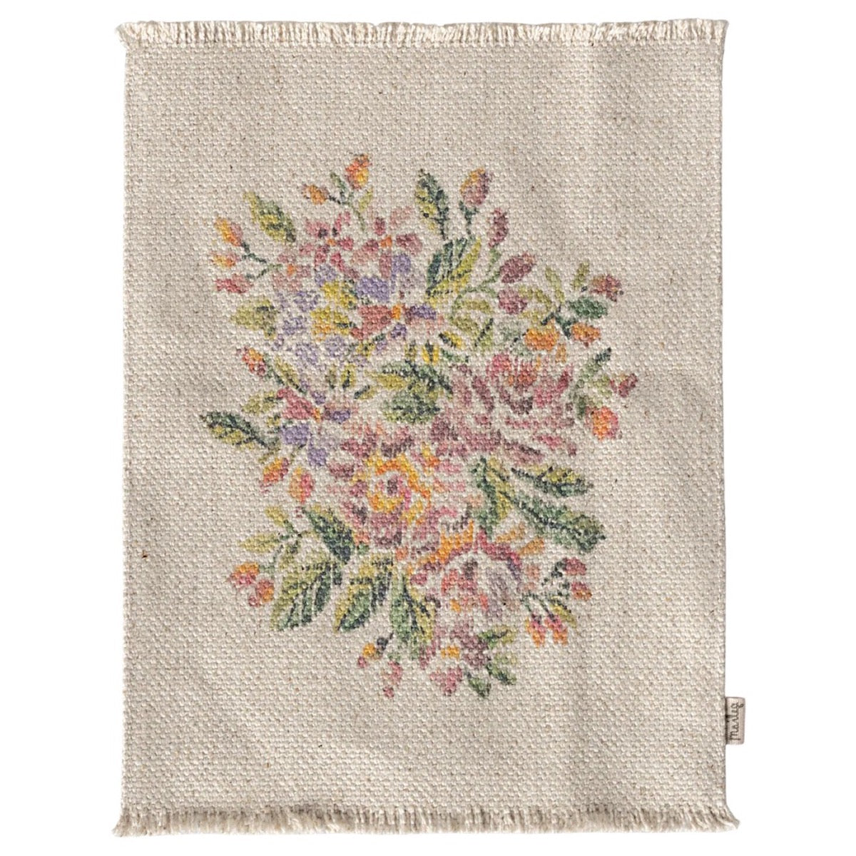 Maileg Rug, Flowers Large 11-4412-00