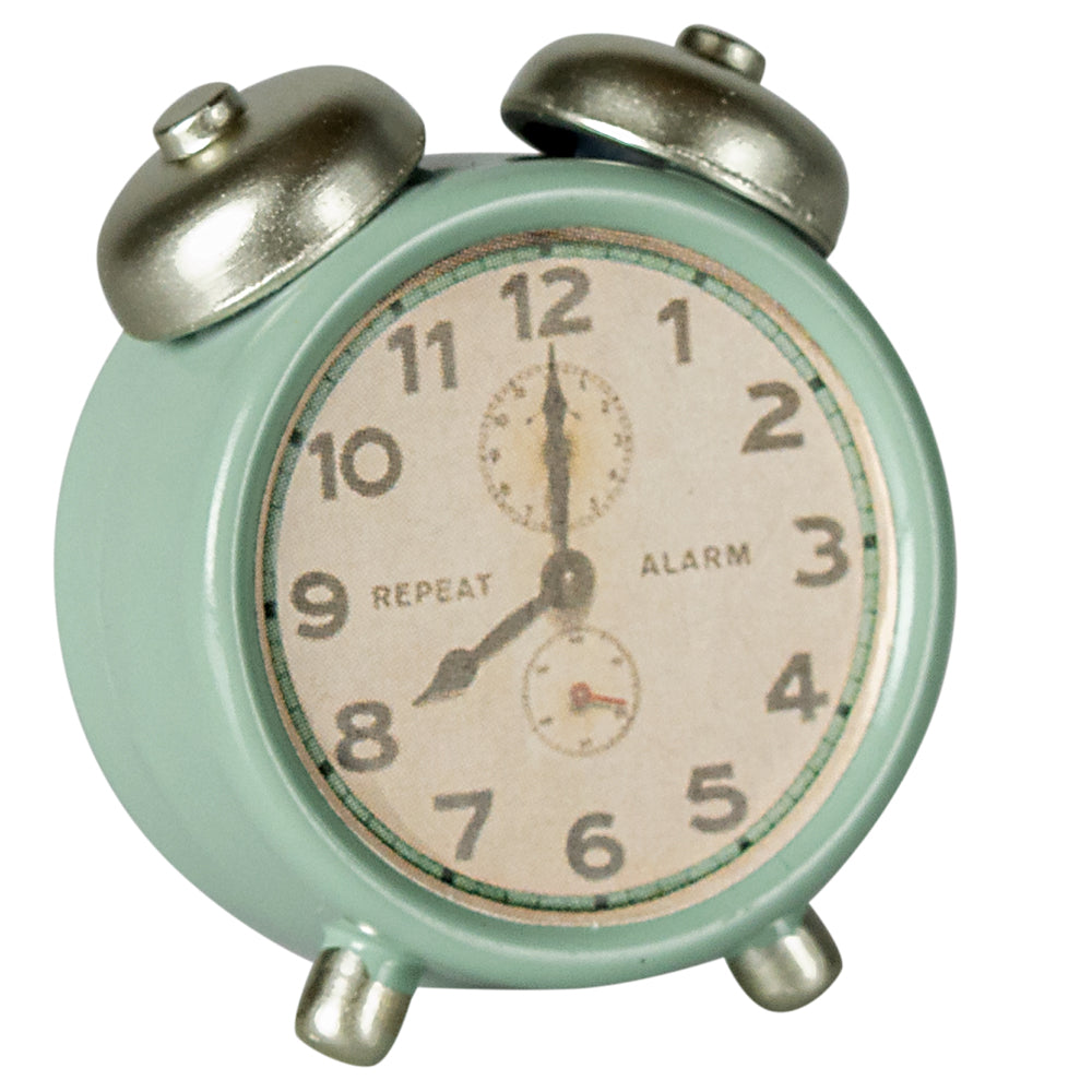 Maileg Alarm Clock Mouse Mint (January) 11-5100-00