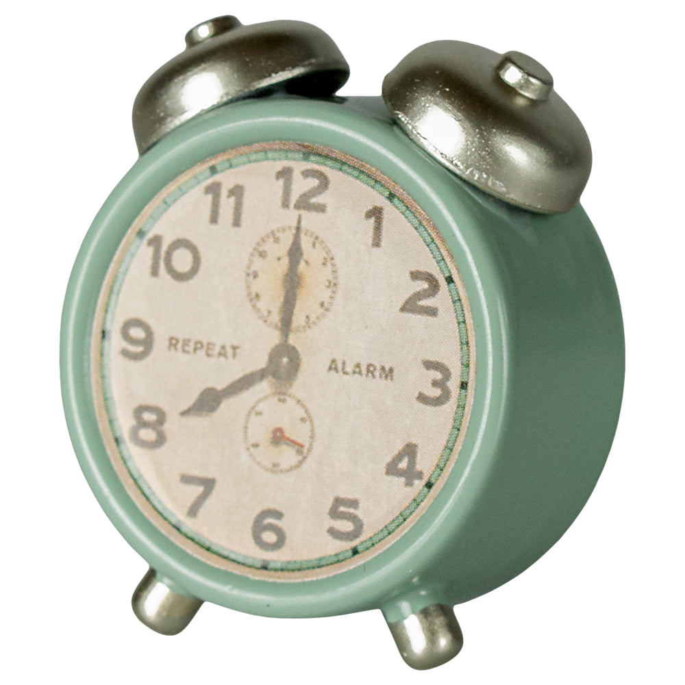 Maileg Alarm Clock Mouse Mint (January) 11-5100-00