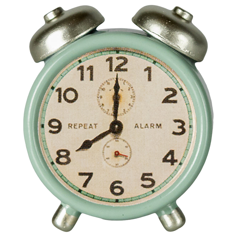 Maileg Alarm Clock Mouse Mint (January) 11-5100-00
