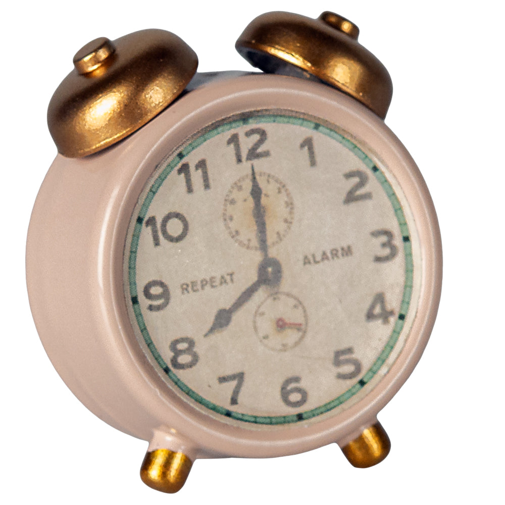 Maileg Alarm Clock Mouse Powder (January) 11-5100-01