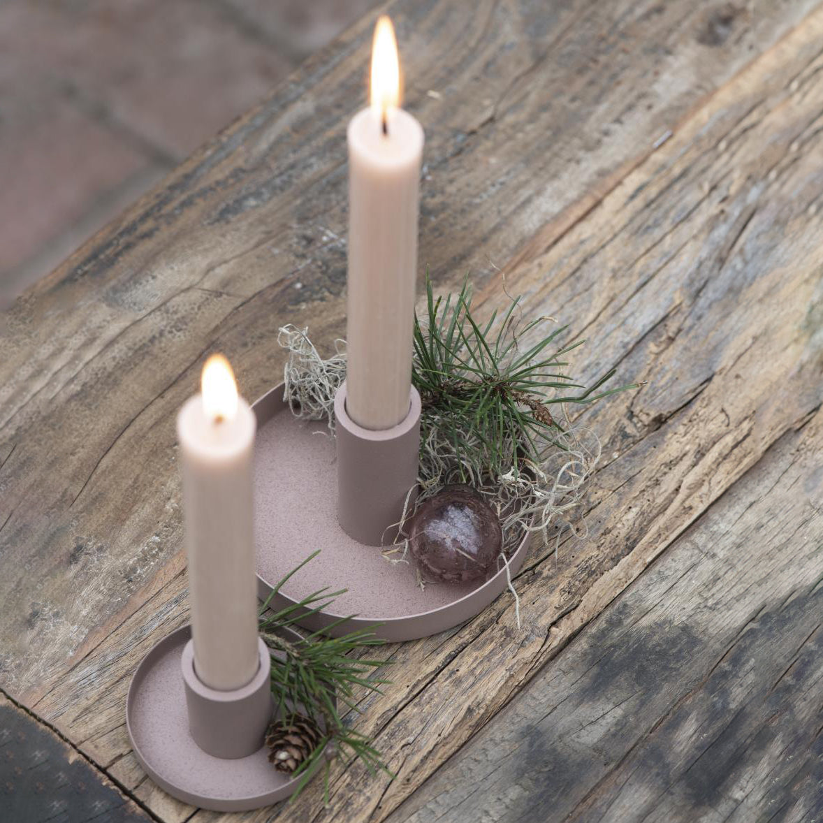 Candle Holder f/2.2 cm Candle Malva