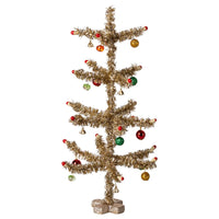 Thumbnail for Maileg Christmas Tree, Gold - Red and Green Decoration 14-4180-00