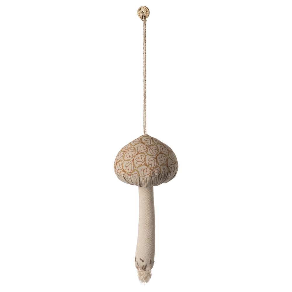 Mushroom Ornament Winter Heart