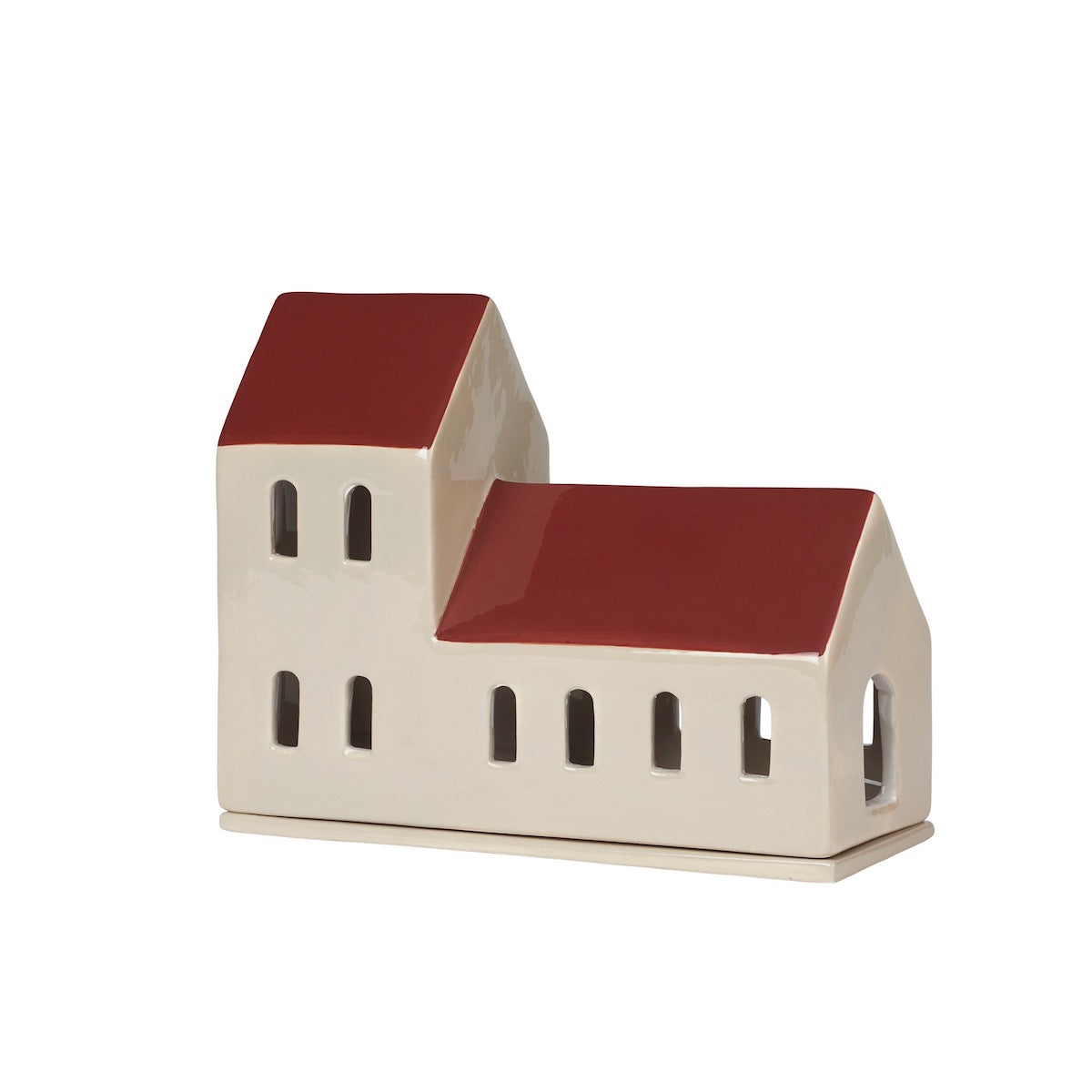 Broste Copenhagen Bo Candle House - Smoked Paprika, Dolomite Ceramic