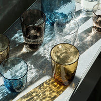 Thumbnail for Broste Copenhagen Hammered Tall Tumbler Amber