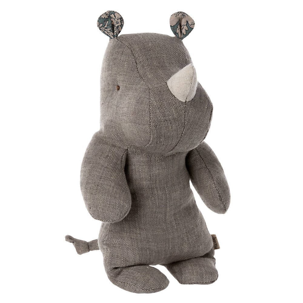 Maileg Safari Friends Small Rhino - Grey 16-3601-00