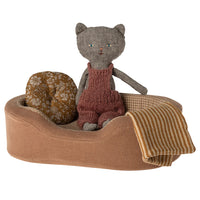 Thumbnail for Pre-order Maileg Cosy Basket - Small Brown 16-4901-01