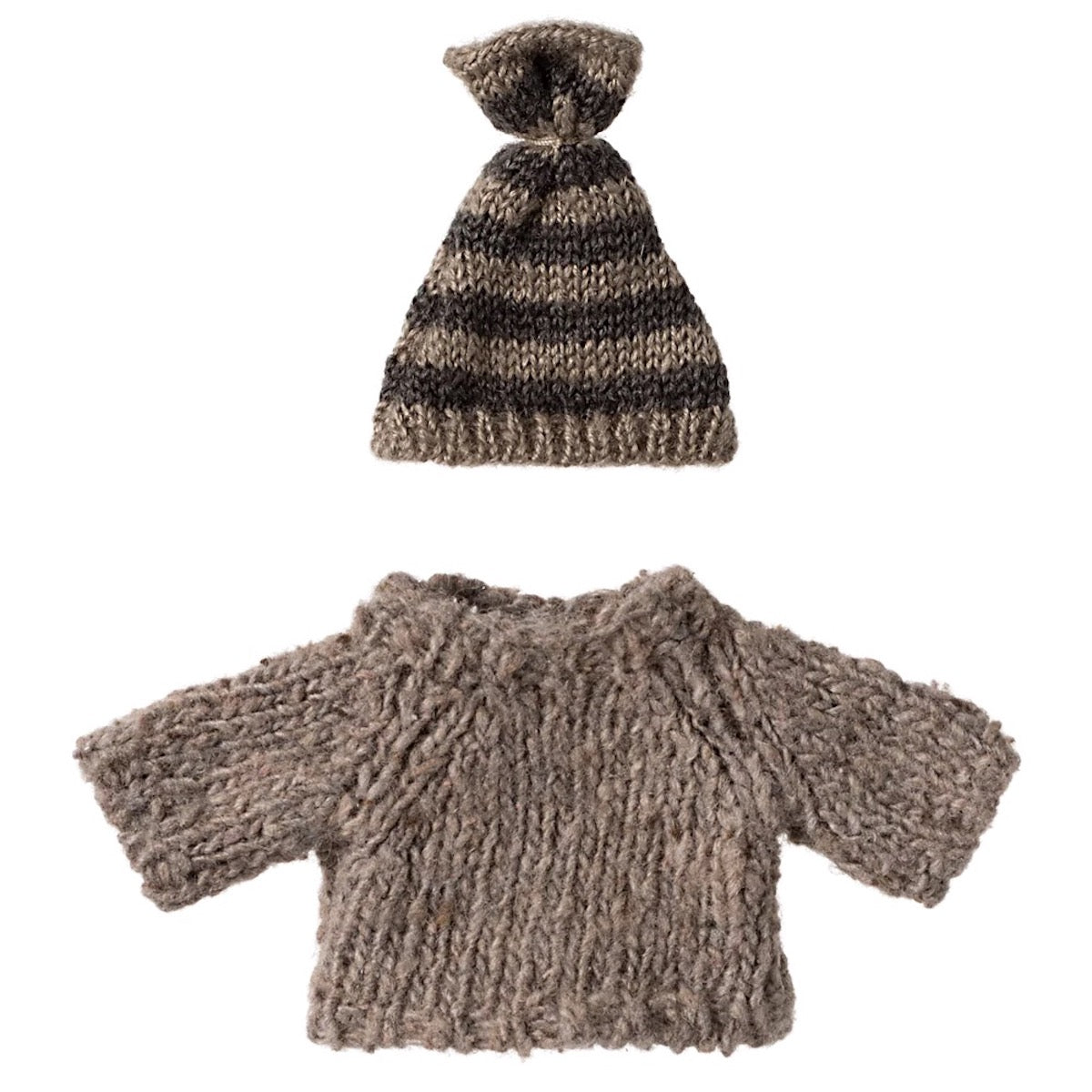 Maileg Knitted Sweater and Hat, Big Brother Mouse 17-4213-00