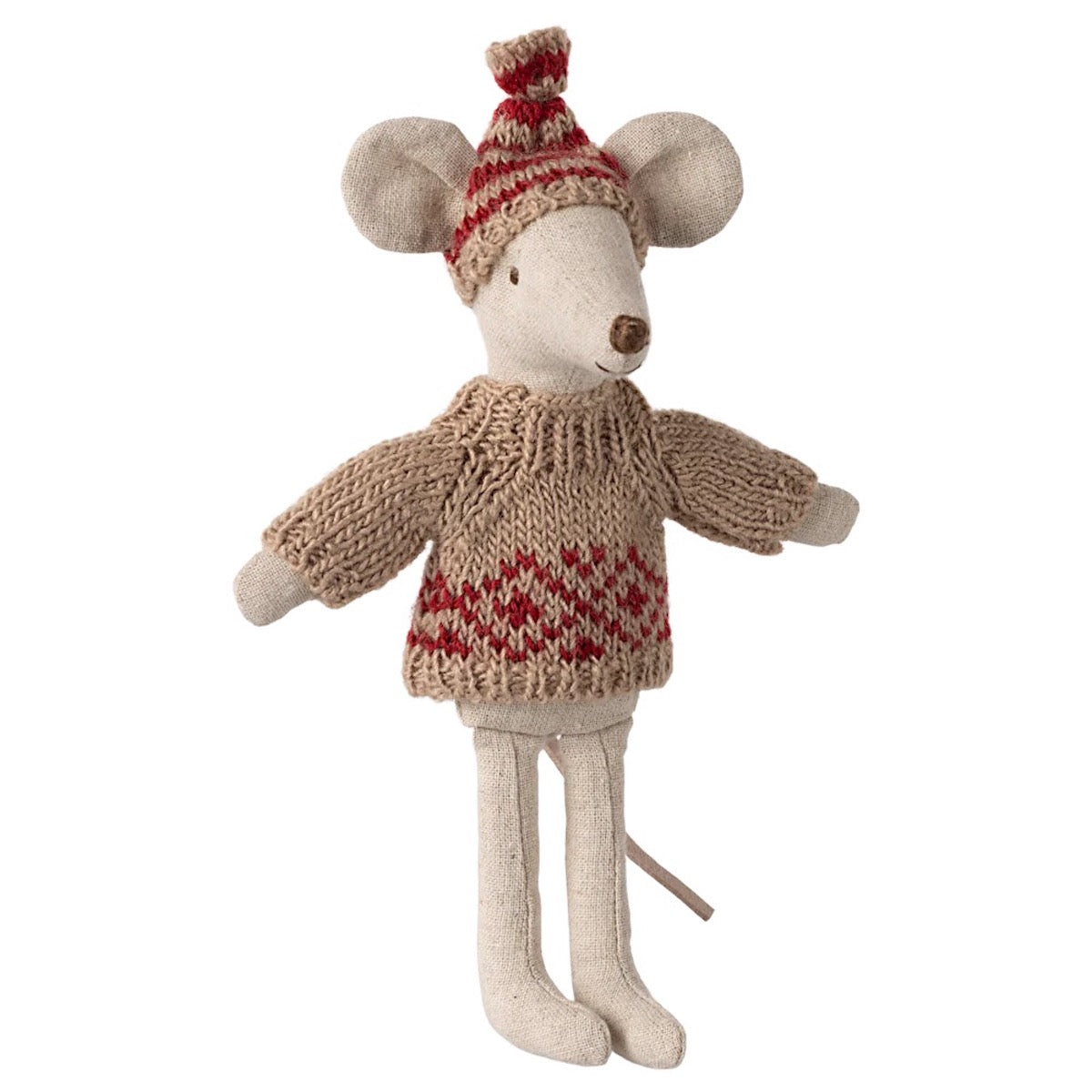 Maileg Knitted Sweater and Hat, Mum Mouse 17-4306-00