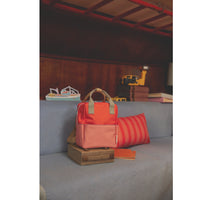 Thumbnail for Sticky Lemon Backpack Small • Colourblocking • Lifebuoy Orange + Coral Pink
