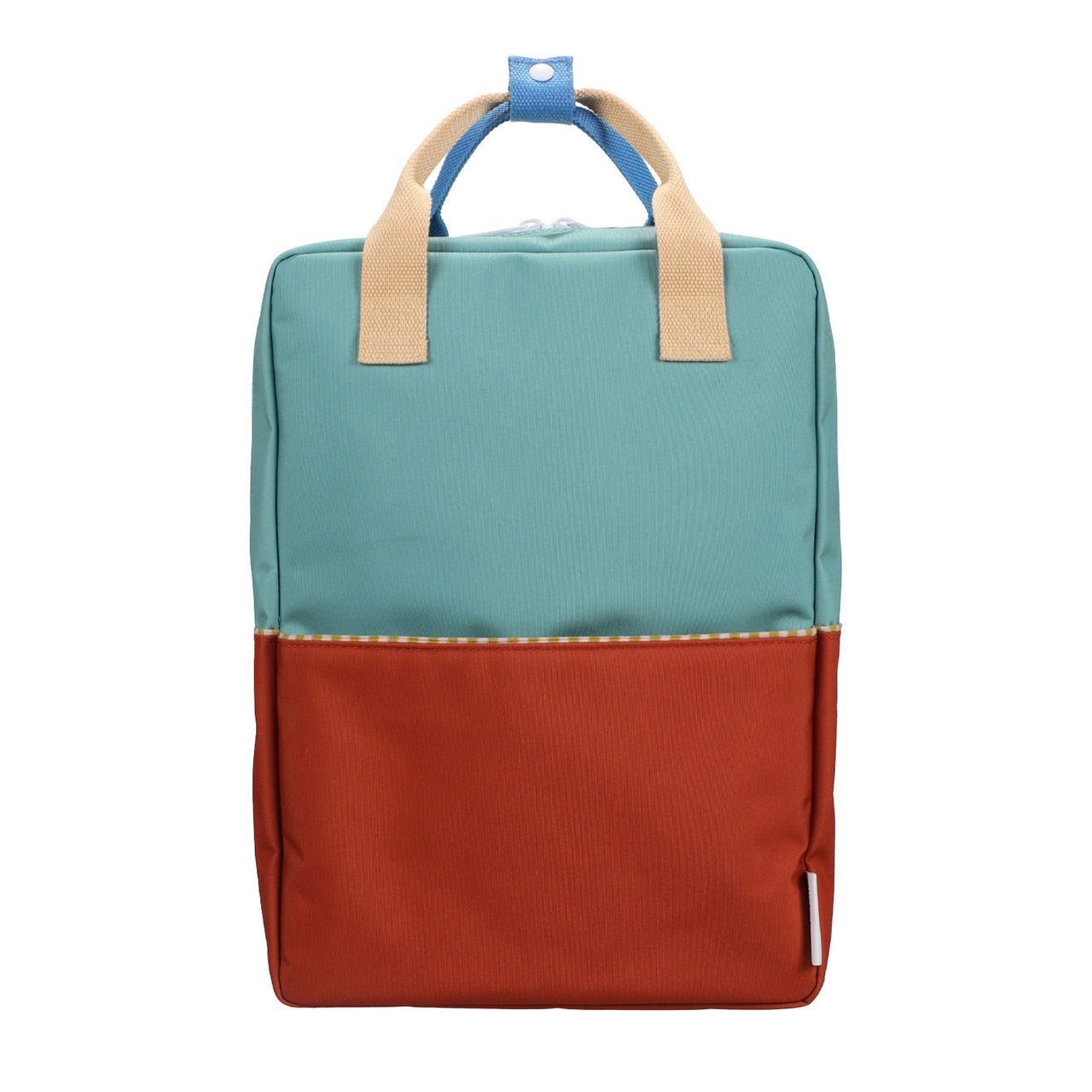 Sticky Lemon Backpack Large • Colourblocking • Aquatic Green + Shipwreck Rust