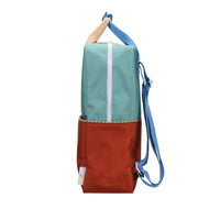 Thumbnail for Sticky Lemon Backpack Large • Colourblocking • Aquatic Green + Shipwreck Rust