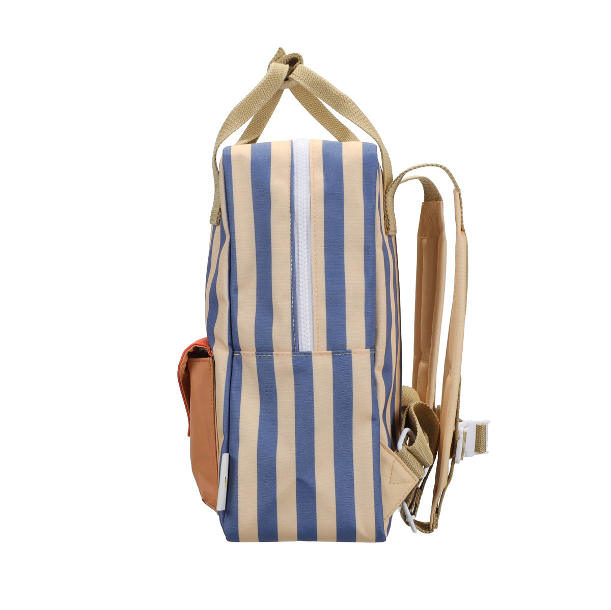 Backpack Medium • Envelope • Wonders Of The Deep Sea  •  Blue Whale Sandy Sea Stripes