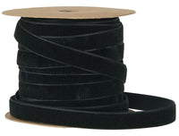 Thumbnail for IB Laursen Velvet Ribon on Spool 10 m Black