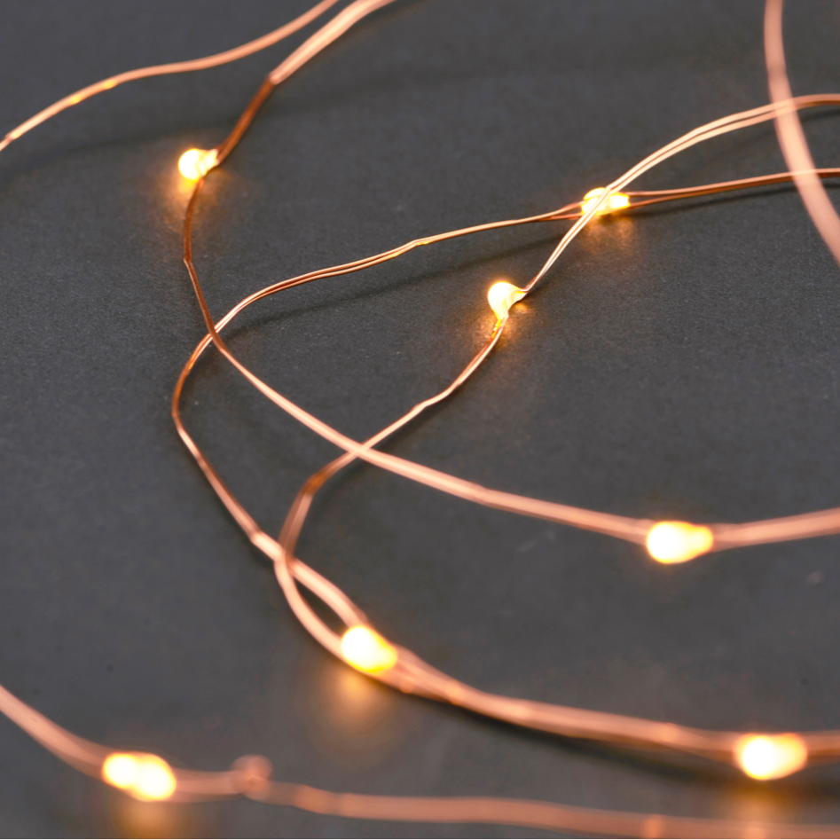 House Doctor String Lights, HD10 M, Copper