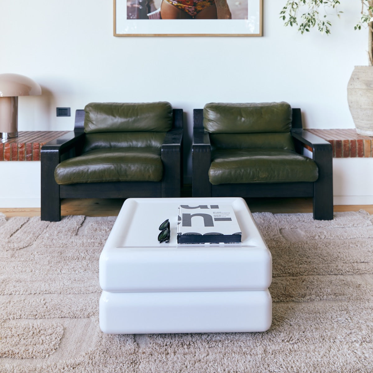 HKLIVING Tufted Rug Limestone, 200x300cm TRU0003