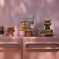 Thumbnail for HKLIVING 70s Ceramics Cake Stand Plateau Papaya KST0059