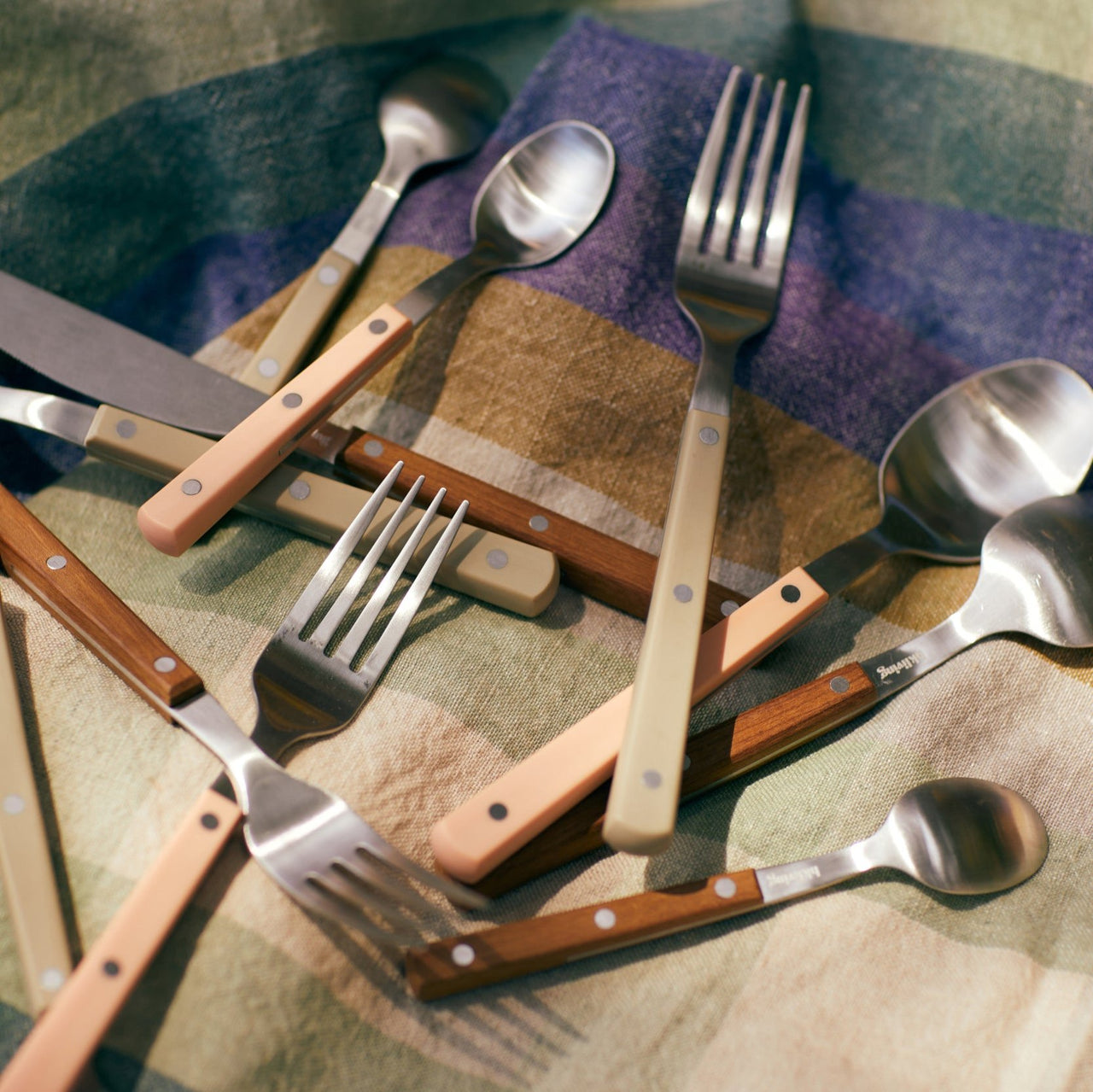 70s Cutlery Wooden