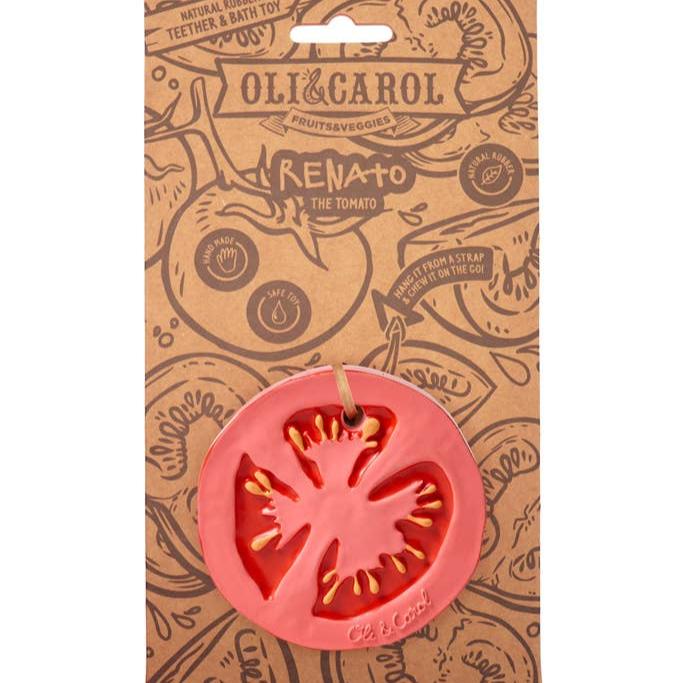 Renato the Tomato - Natural Baby Teether Oli&Carol