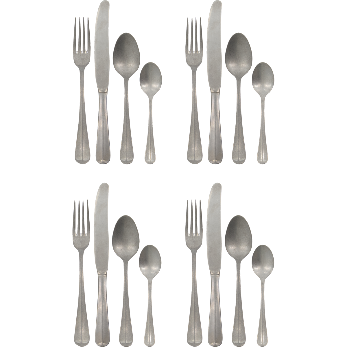 House Doctor Cutlery Set, HDMora, Silver Finish