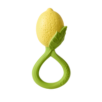 Thumbnail for Lemon Rattle Toy - Natural Rubber Baby Rattle Oli&Carol