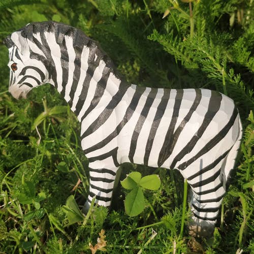 Wudimals® Wooden Zebra Animal Toy