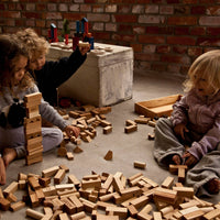 Thumbnail for Wooden Blocks In Sack - 100 pcs Natural