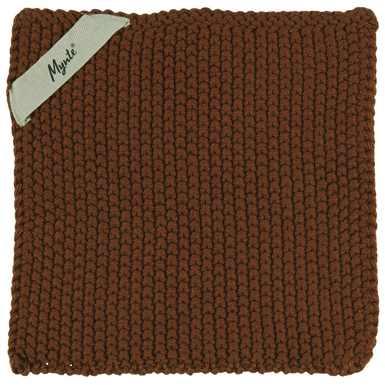 Pot Holder Cognac Knit