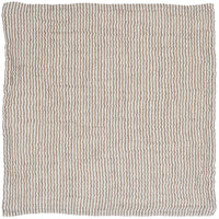 Thumbnail for IB Laursen Napkin Double Weaving Brown/White Stripes