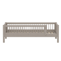 Thumbnail for Flexa Classic Single Bed with Back & Rail - Cross Bars - 90 x 200cm (3 Colours Available)