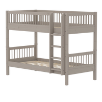 Thumbnail for Flexa Classic High Bunk Bed with Straight Ladder - Cross Bars - Raw (3 Colours)