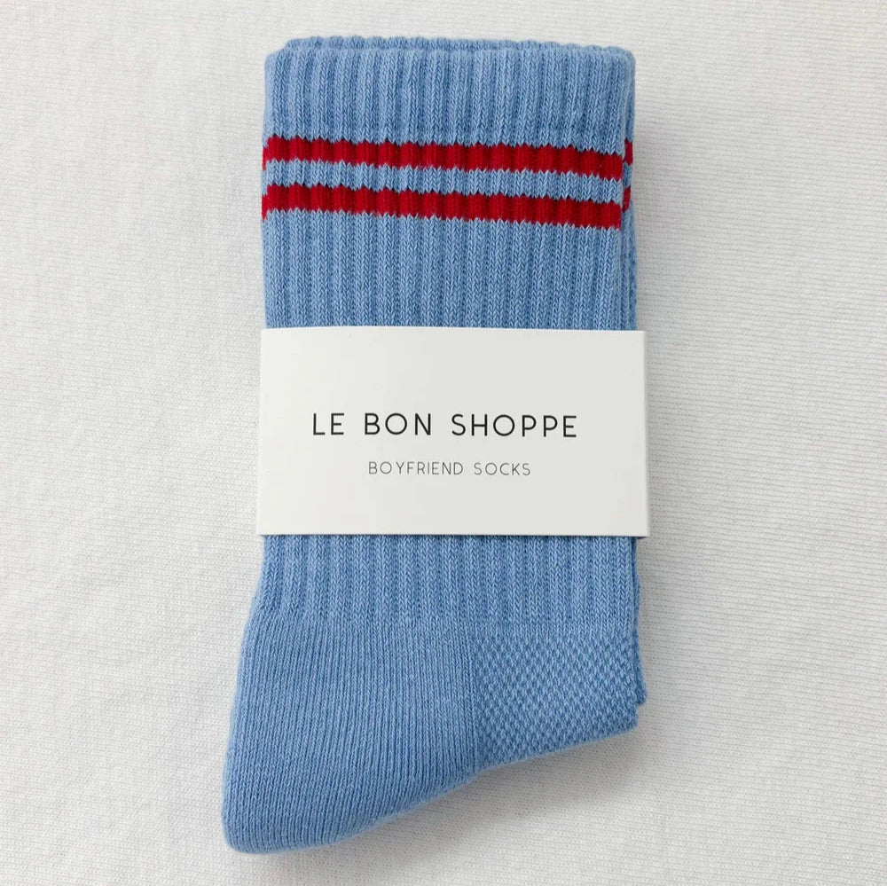 Boyfriend Socks: Ciel Blue