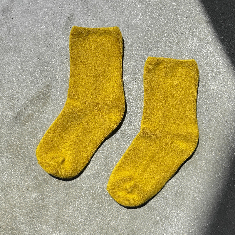 Cloud Socks: Green Olive