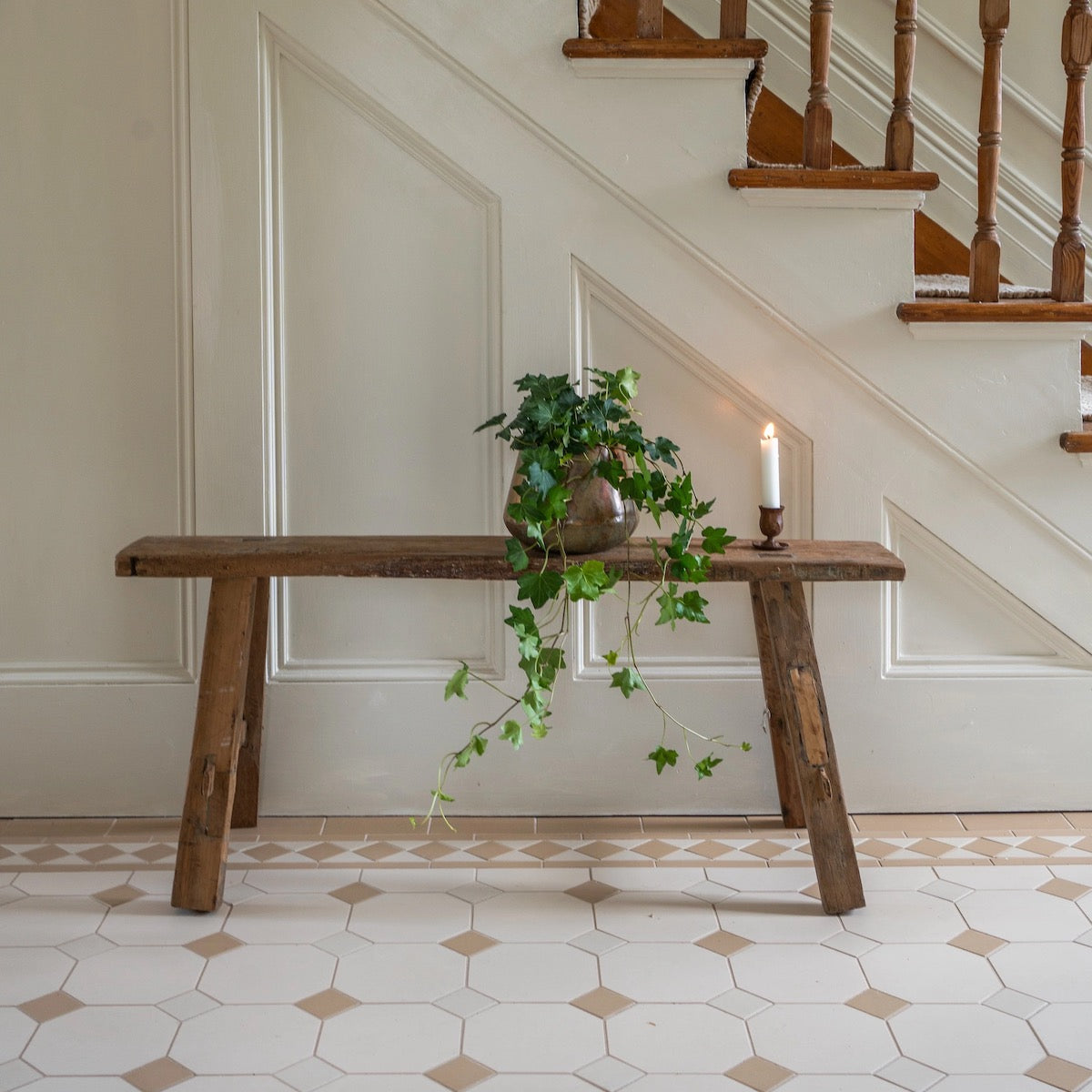 MeanWhile Recycled Wood Antique Bench Seat