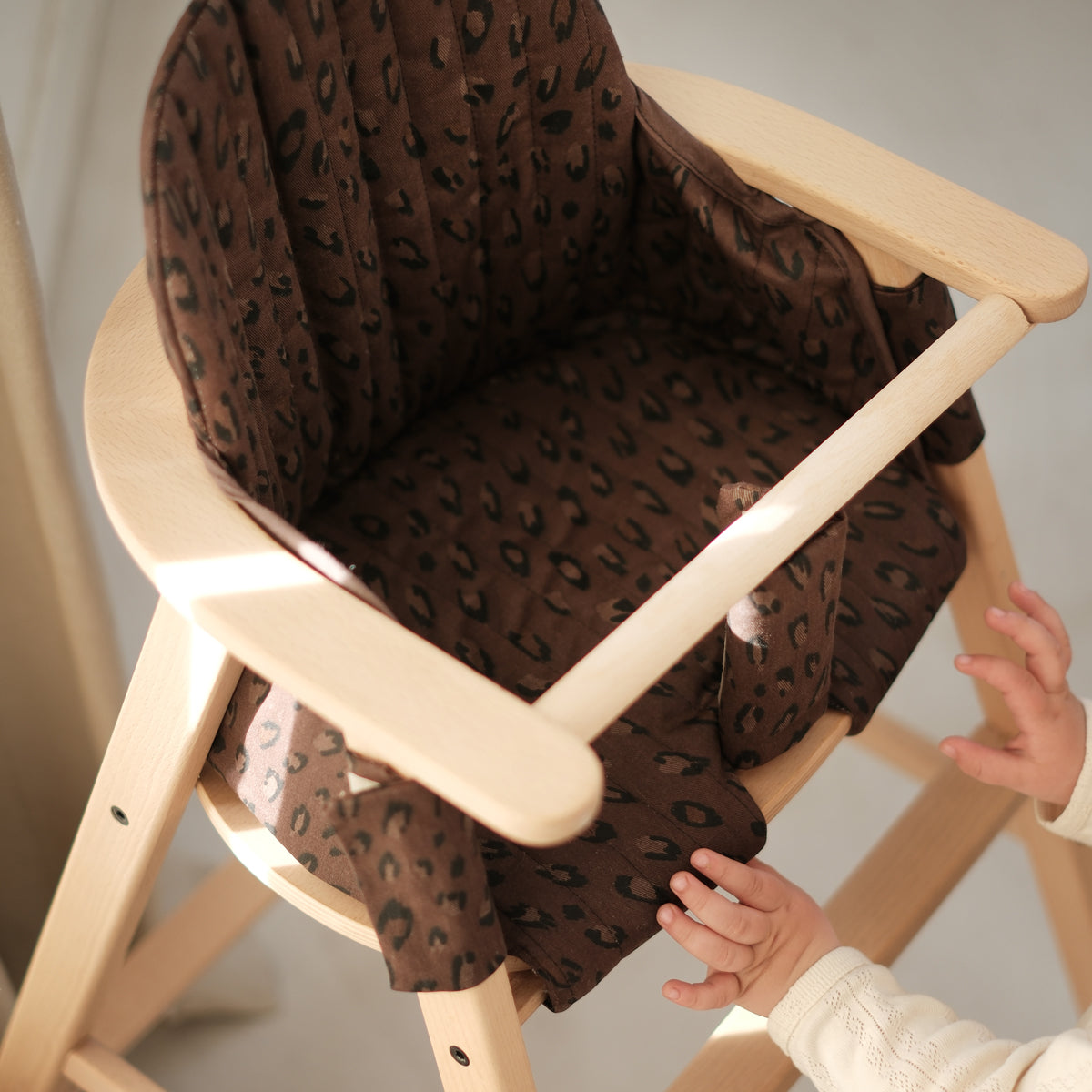 Growing Green High Chair Cushion - Leonie Brown