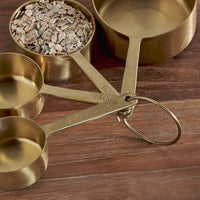 Thumbnail for Nkuku Mane Measuring Cups - Brushed Gold