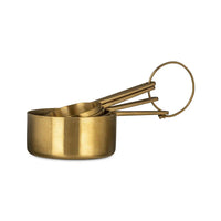 Thumbnail for Nkuku Mane Measuring Cups - Brushed Gold