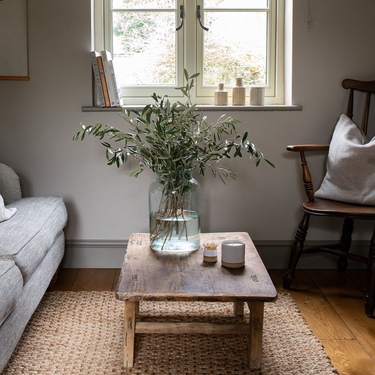 The Interiors Yard Rustic Elm Coffee Table