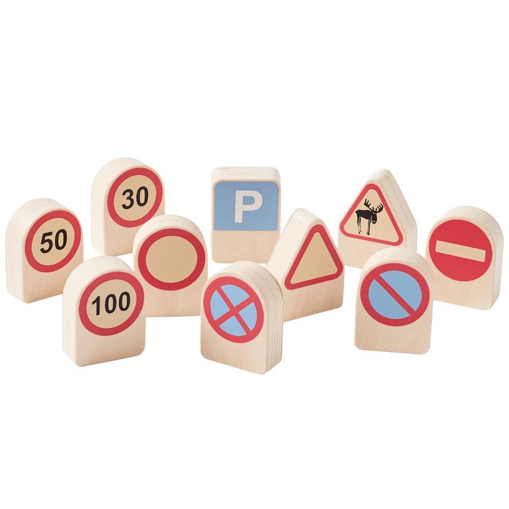 Kids Concept Traffic Signs - Aiden - 10 pcs