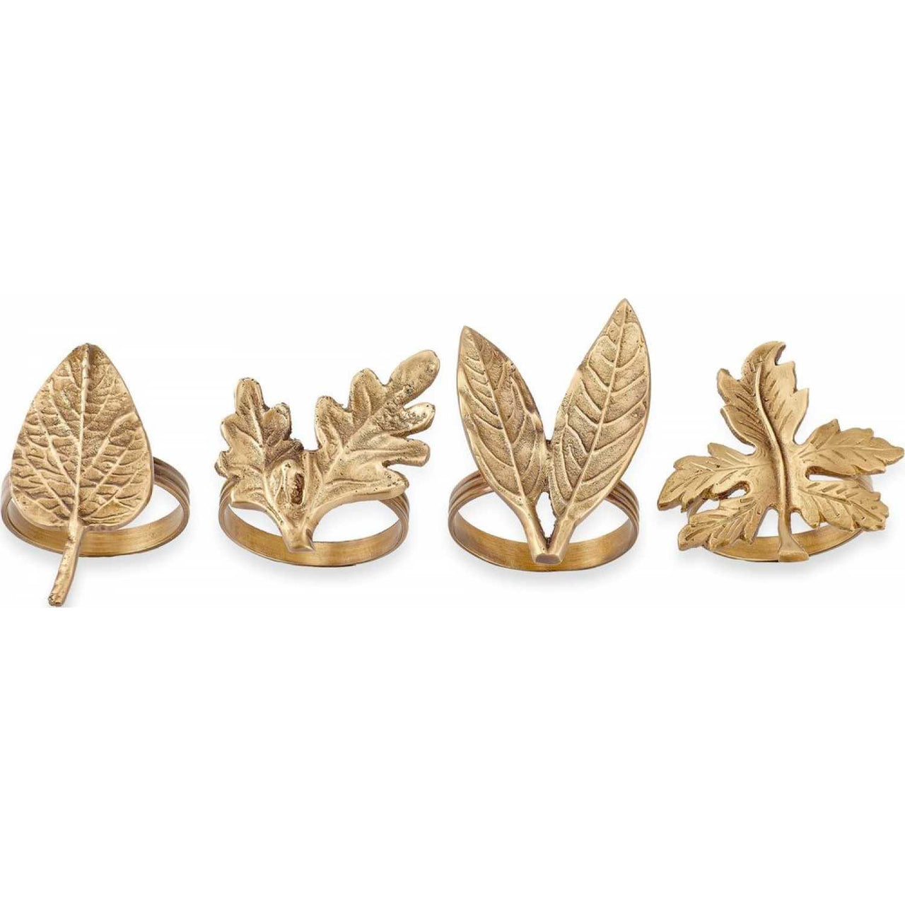 Oak Leaf Napkin Rings (set of four)