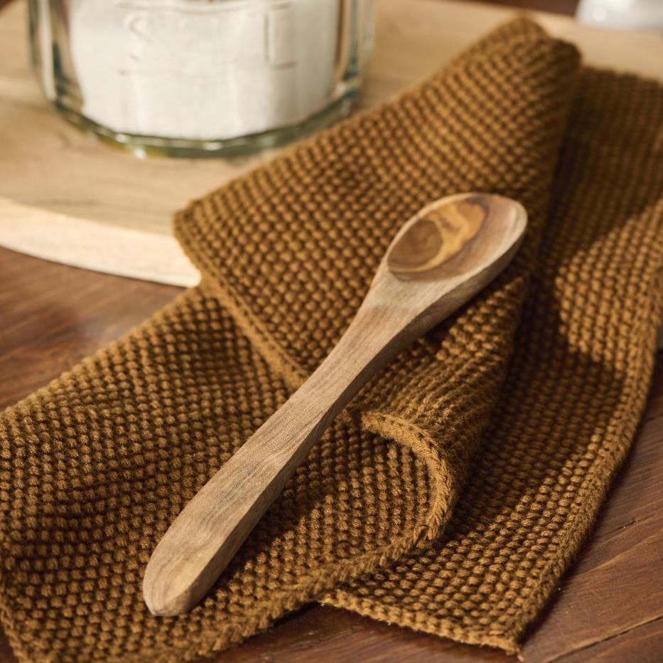 Knitted Dish Cloth Cognac