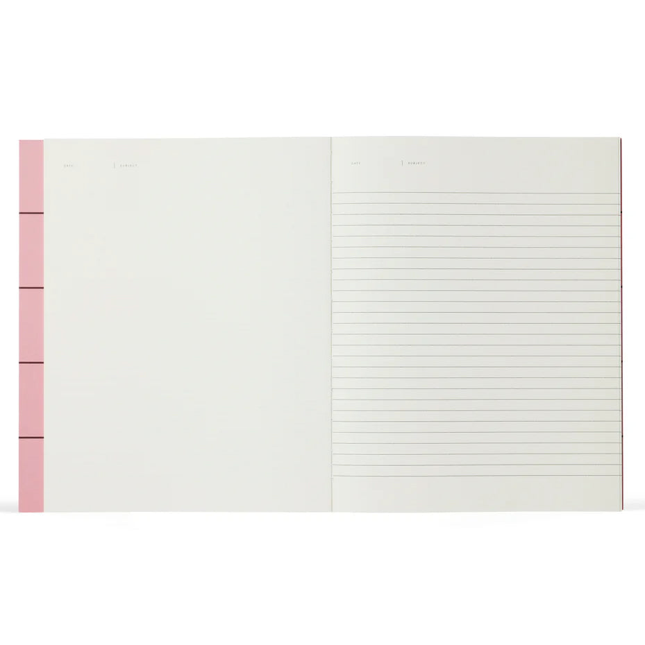 UMA Notebook, Large - Rose Check