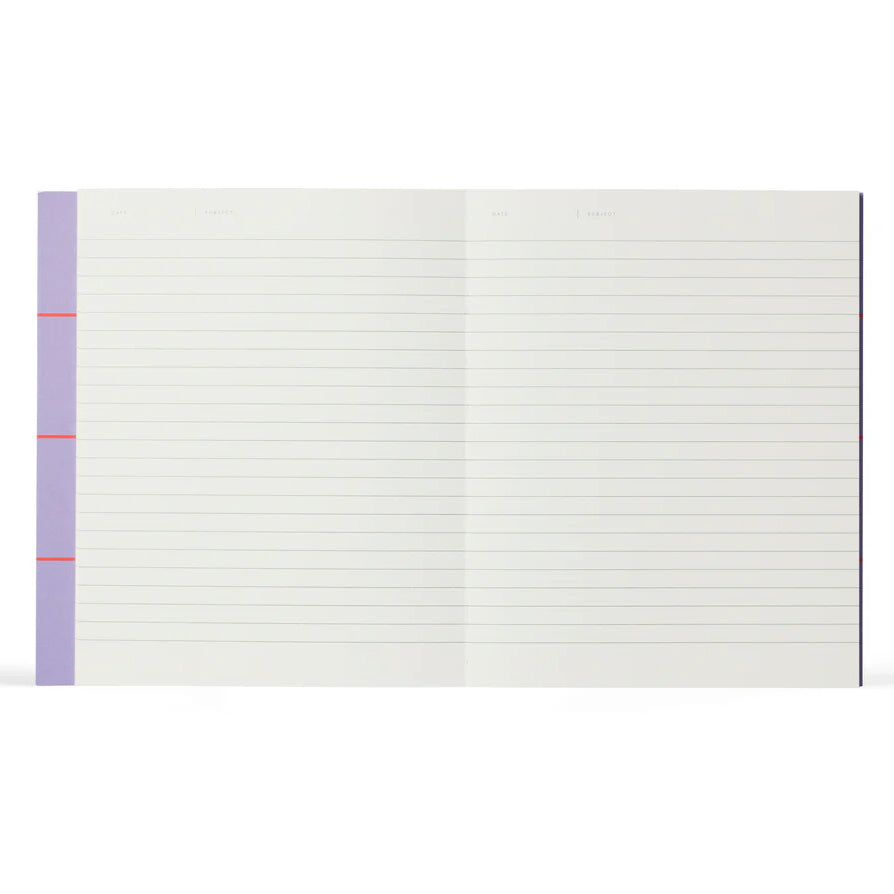 UMA Notebook, Medium -  Lavender Check