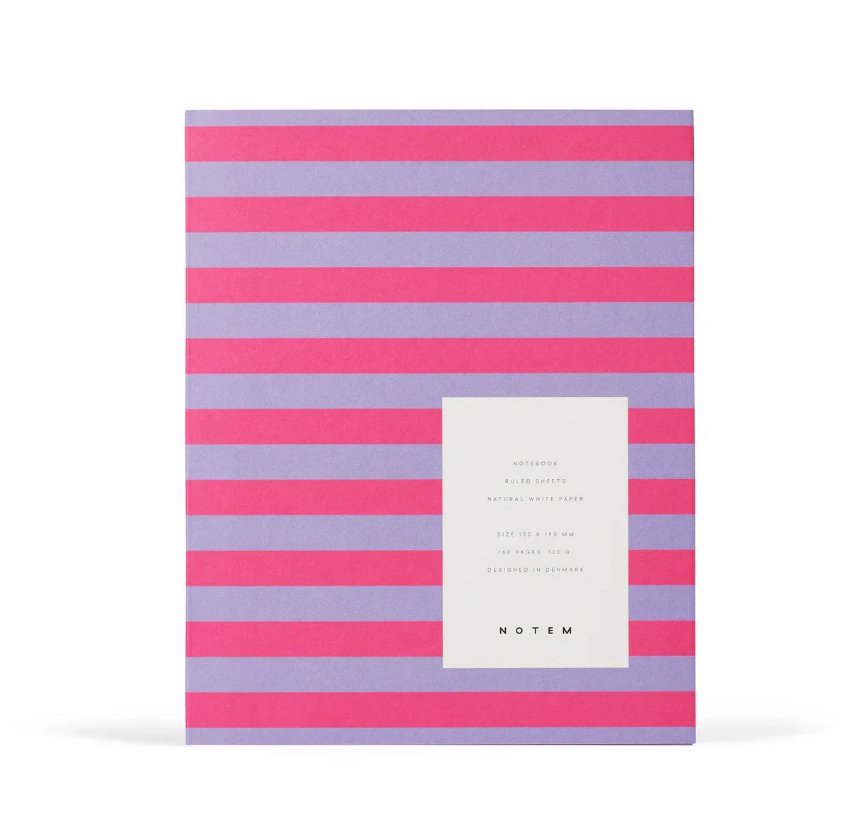 UMA Notebook, Medium - Lavender Stripe